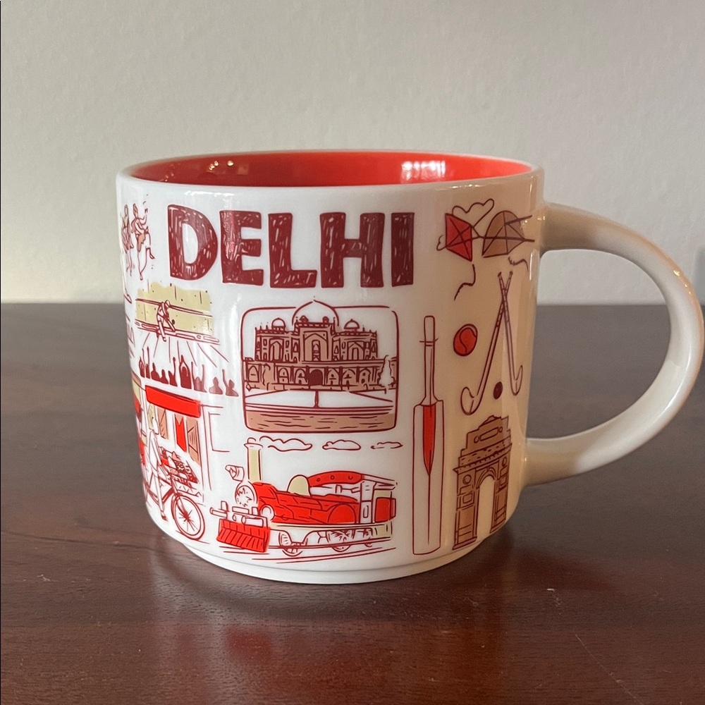 Starbucks 14oz Been There series coffee mug Delhi, India like new